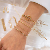 Alloy Geometric Electroplating Bracelet – Jewelry Gift Ideas — 1