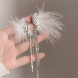 Women's Temperament Fashion Feather Tassel Earrings – Stylish Gifts — 2