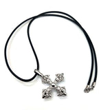 925 Silver Cross Vajra Pestle Five Pendant Men's – Jewelry Gift Ideas — 7