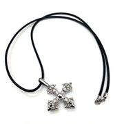 925 Silver Cross Vajra Pestle Five Pendant Men's – Jewelry Gift Ideas — 7