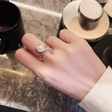 Woven Twist Net Celebrity Ring Women – Gifts for Her — 12