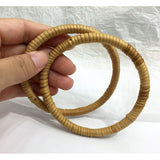 Woven rattan bracelet – Jewelry Gift Ideas — 7