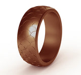 Fish scale men's ring – Gifts for Him — 11
