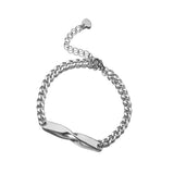 Simple Stainless Steel Mobius Couple Bracelet – Jewelry Gift Ideas — 6