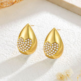18K Gold Stainless Steel Simple Geometric Water – Unique Gift Ideas — 4