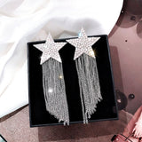 Five-pointed star tassel earrings – Thoughtful Gifts — 2