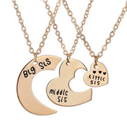 Girlfriends Stitching Necklace Finger Combination – Jewelry Gift Ideas — 1