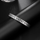Stainless Steel Color Rune Magnetic Bracelet 8MM – Jewelry Gift Ideas — 3