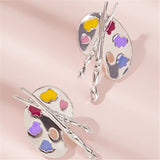 Style Drawing Board Earrings Nail Women Simple – Stylish Gifts — 5