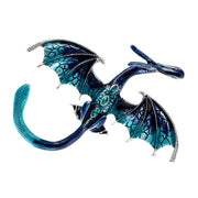 Style Diamond-Encrusted Red Brooch, Retro Winged – Stylish Gifts — 4