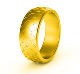 Fish scale men's ring – Gifts for Him — 12