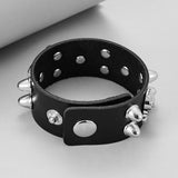 Round Rivet Gothic Bracelet Hip Hop Dark Skull – Jewelry Gift Ideas — 7