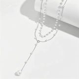 Pearl Double Layer Twin Pearl Necklace – Jewelry Gift Ideas — 7