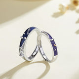 Sterling Silver Creative Enamel Gel Meteor Ring – Small Gift Ideas — 5