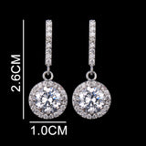 Long zircon earrings – Meaningful Gifts — 2