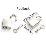 Punk Chain Lock Pendant Necklace Women Men Hip – Jewelry Gift Ideas — 2