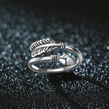 Simple Personality Love God's Arrow Couple Rings – Gifts for Couples — 5