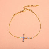 Retro Cross Anklet Simple Creative Single Layer Trend – Surprise Gifts — 5