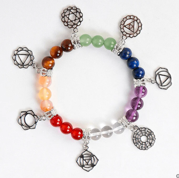 Natural Crystal Chakra Bracelet – Jewelry Gift Ideas — 1