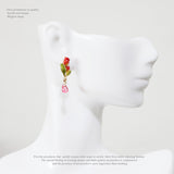 Enamel Dripping Tulip Sterling Silver Needle – Practical Gifts — 19