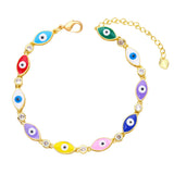 Women's Boho Colorful Oil Drop Eye Bracelet – Jewelry Gift Ideas — 8