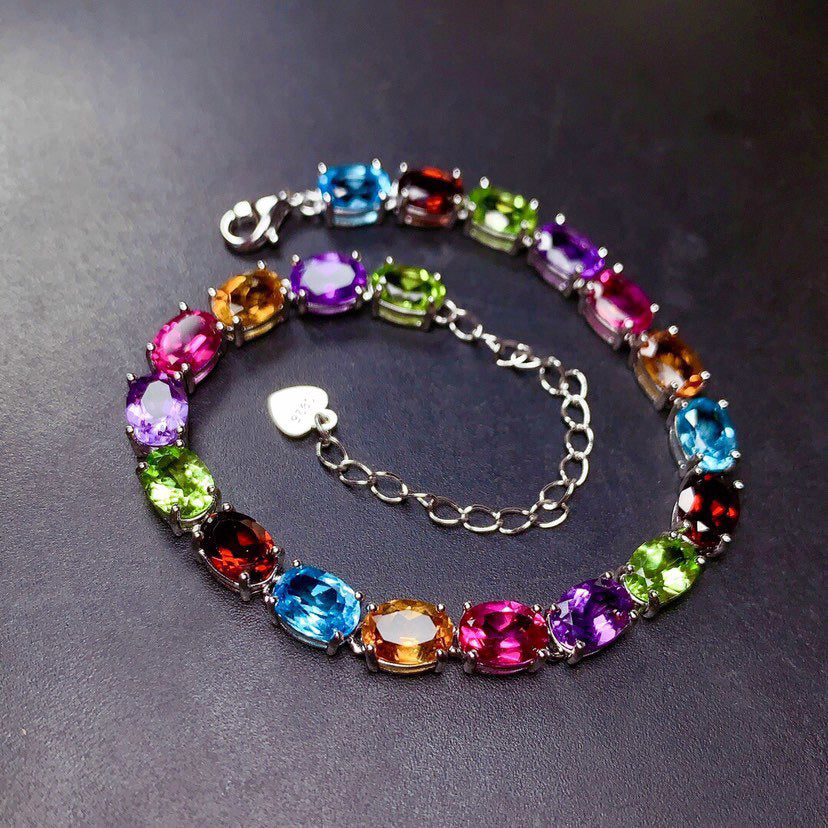 Women's Simulation Rainbow Colorful Tourmaline – Jewelry Gift Ideas — 1