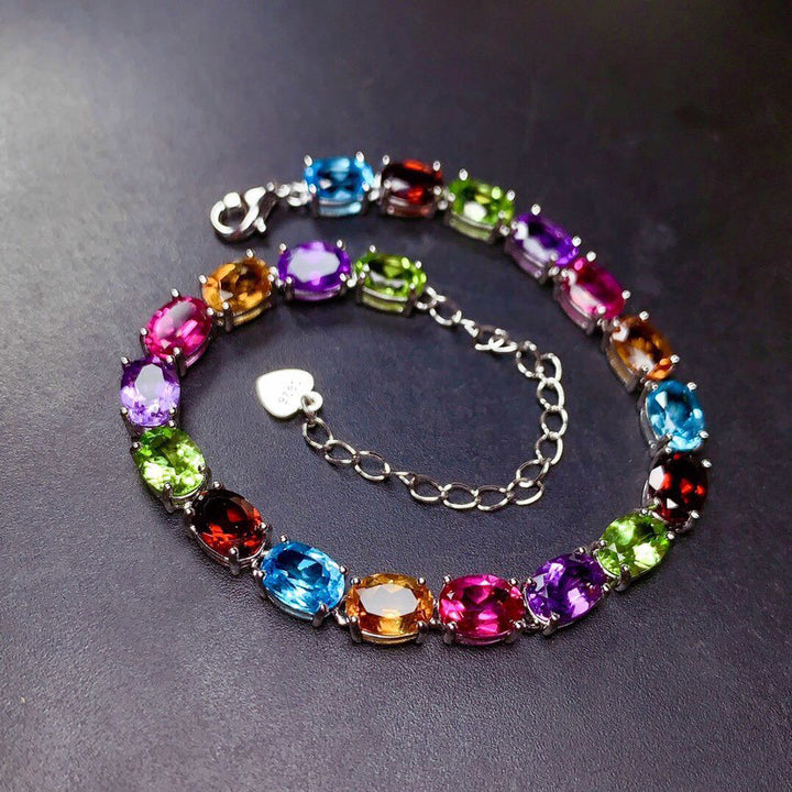 Women's Simulation Rainbow Colorful Tourmaline – Jewelry Gift Ideas — 1