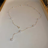 Simple Long Pearl Necklace Fashion – Jewelry Gift Ideas — 5