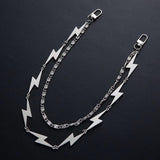 Lightning Phants Zipper Punk Alloy Waist Chain – Practical Gifts — 5