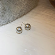 Silver Needle Flower Butterfly Resin Stud Earrings – Stylish Gifts — 2