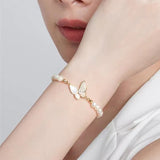 Shell Design Freshwater Pearl Butterfly Bracelet – Jewelry Gift Ideas — 5
