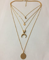 Fashionable Personality New Multi-layer Moon Disc – Jewelry Gift Ideas — 3