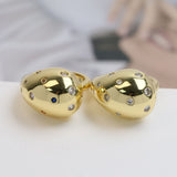 Trendy 18K Gold Exaggerated Brass Open Ring – Birthday Gifts — 1