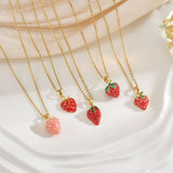 Women's Fashion Trendy Strawberry Cute Necklace – Jewelry Gift Ideas — 7