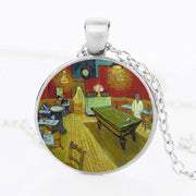 The Kiss Starry Night Sunflower Glass Necklace – Jewelry Gift Ideas — 18