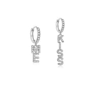 S925 Sterling Silver English Letters Ear Ring – Useful Gifts — 4