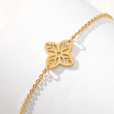Women's Hollow Four-leaf Clover Stainless Steel – Jewelry Gift Ideas — 2