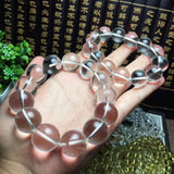 Natural White Crystal Single Circle Bracelet – Jewelry Gift Ideas — 2