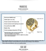 Vintage Personalized Hip Hop Punk Titanium Steel Ring – Gifts for Him — 2