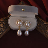 Women's Pearl Metal Alloy Earrings – Gifts for Her — 7