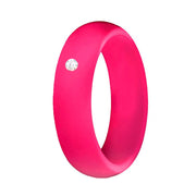 Women's Silicone 5.7 Wide Couple Ring – Gifts for Her — 10