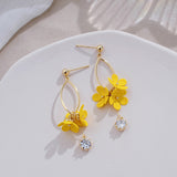 Fairy Flower Stud Earrings Sweet Long Super – Special Occasion Gifts — 2