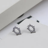 Women's Geometric Irregular Hollow Ring Diamond – Gifts for Her — 6