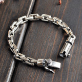 Vintage S925 Sterling Silver Chain Bracelet – Jewelry Gift Ideas — 3