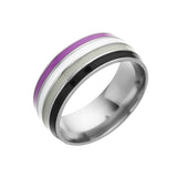 Bisexual Pride Stainless Steel Ring Europe – Stylish Gifts — 14
