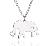 Stainless Steel Cute Elephant Pendant Animal – Jewelry Gift Ideas — 2