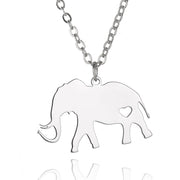 Stainless Steel Cute Elephant Pendant Animal – Jewelry Gift Ideas — 2