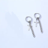 Fashion Men's Titanium Steel Blade Stud Earrings – Stylish Gifts — 8