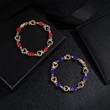 Hollow Love Bracelet With Rhinestones Fashion – Jewelry Gift Ideas — 7