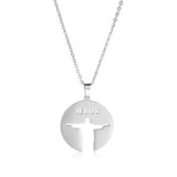 Personalized Silhouette Hollow Text JESUS Pendant – Jewelry Gift Ideas — 17